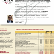 Master Oficial en Creación y Dirección de Empresas