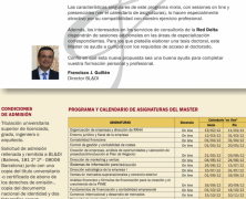 Master Oficial en Creación y Dirección de Empresas